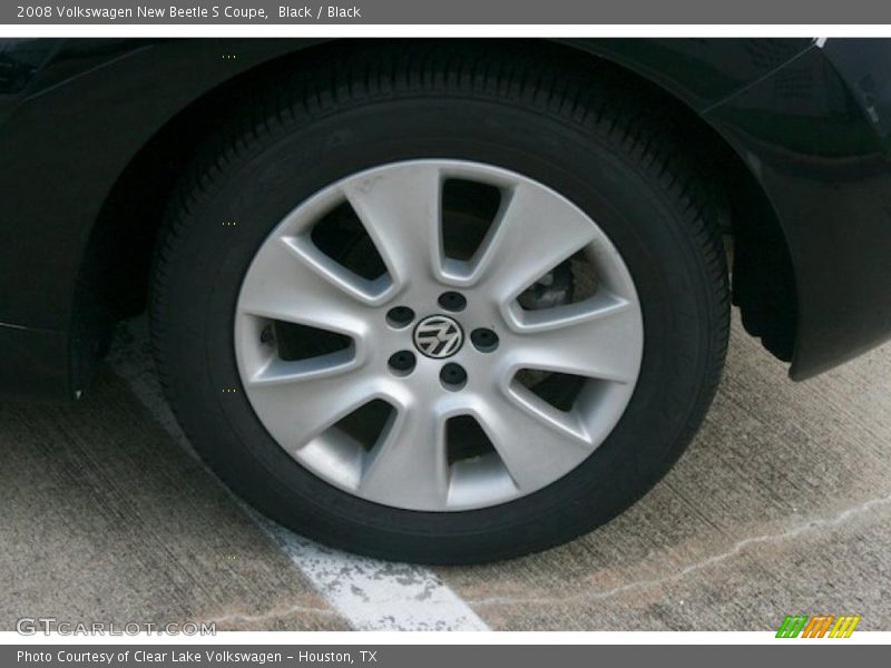 Black / Black 2008 Volkswagen New Beetle S Coupe
