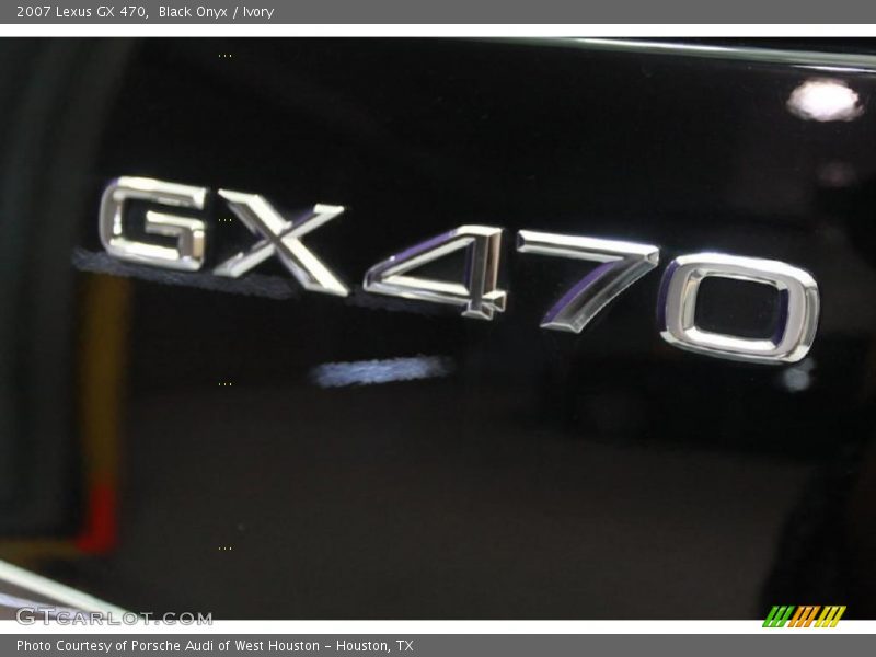Black Onyx / Ivory 2007 Lexus GX 470