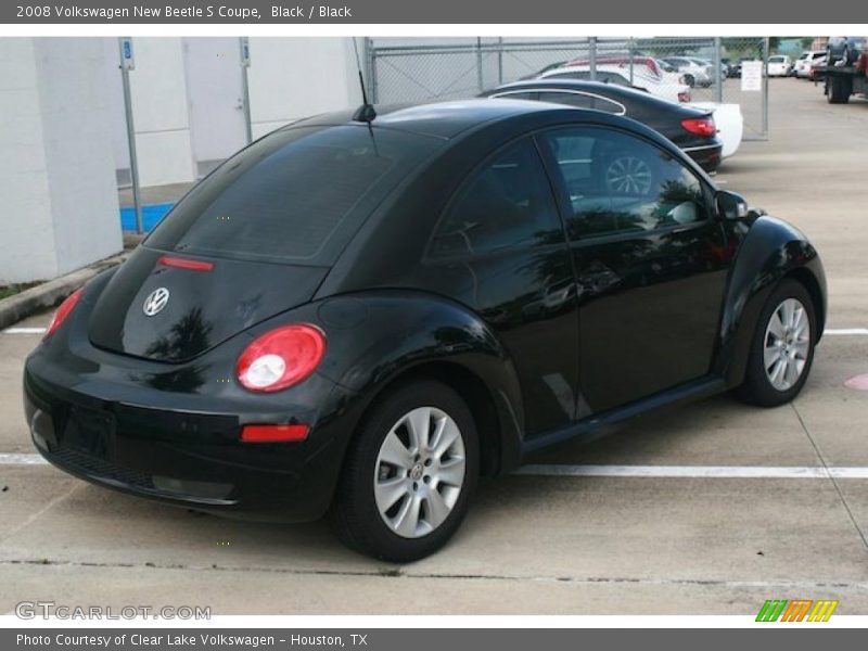 Black / Black 2008 Volkswagen New Beetle S Coupe