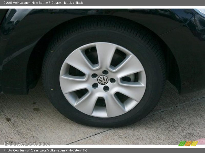 Black / Black 2008 Volkswagen New Beetle S Coupe