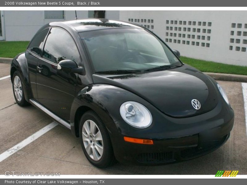 Black / Black 2008 Volkswagen New Beetle S Coupe