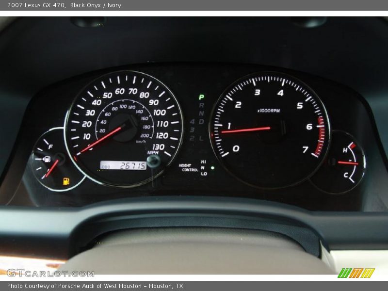 Black Onyx / Ivory 2007 Lexus GX 470