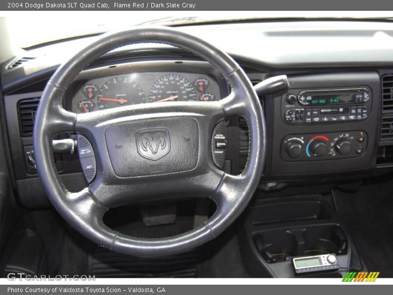 Flame Red / Dark Slate Gray 2004 Dodge Dakota SLT Quad Cab