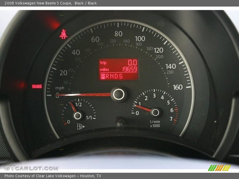 Black / Black 2008 Volkswagen New Beetle S Coupe
