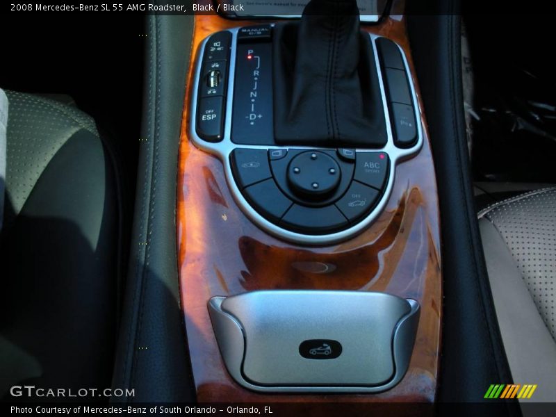 Black / Black 2008 Mercedes-Benz SL 55 AMG Roadster