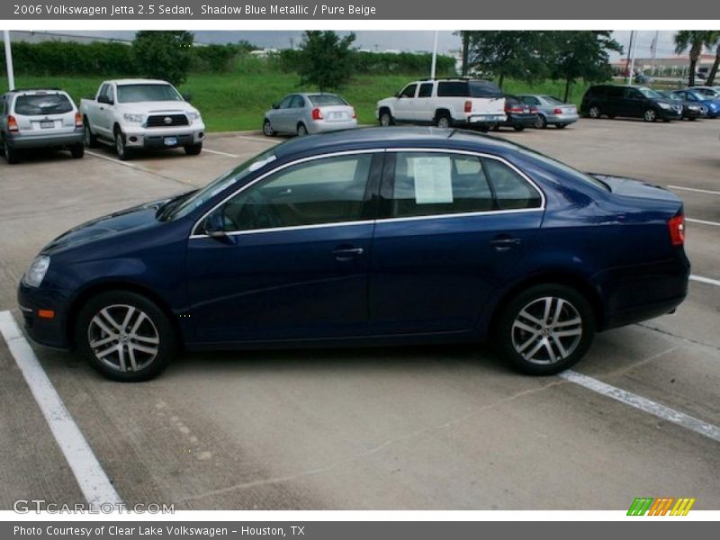 Shadow Blue Metallic / Pure Beige 2006 Volkswagen Jetta 2.5 Sedan