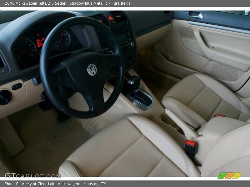 Shadow Blue Metallic / Pure Beige 2006 Volkswagen Jetta 2.5 Sedan