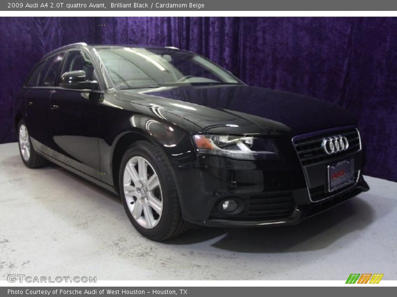 Brilliant Black / Cardamom Beige 2009 Audi A4 2.0T quattro Avant