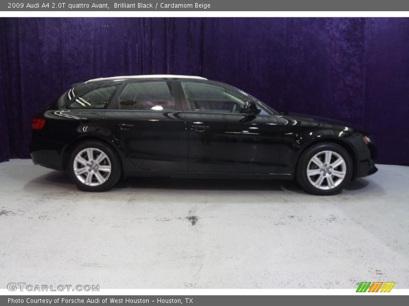 Brilliant Black / Cardamom Beige 2009 Audi A4 2.0T quattro Avant