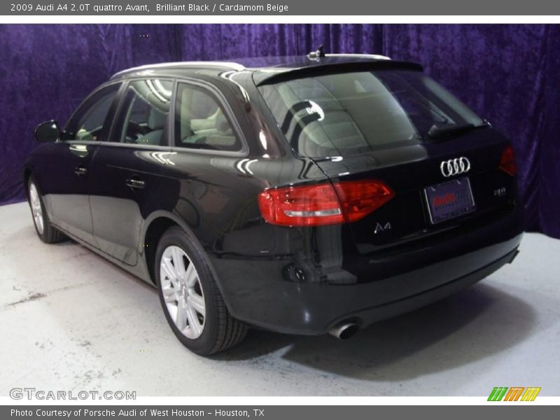 Brilliant Black / Cardamom Beige 2009 Audi A4 2.0T quattro Avant
