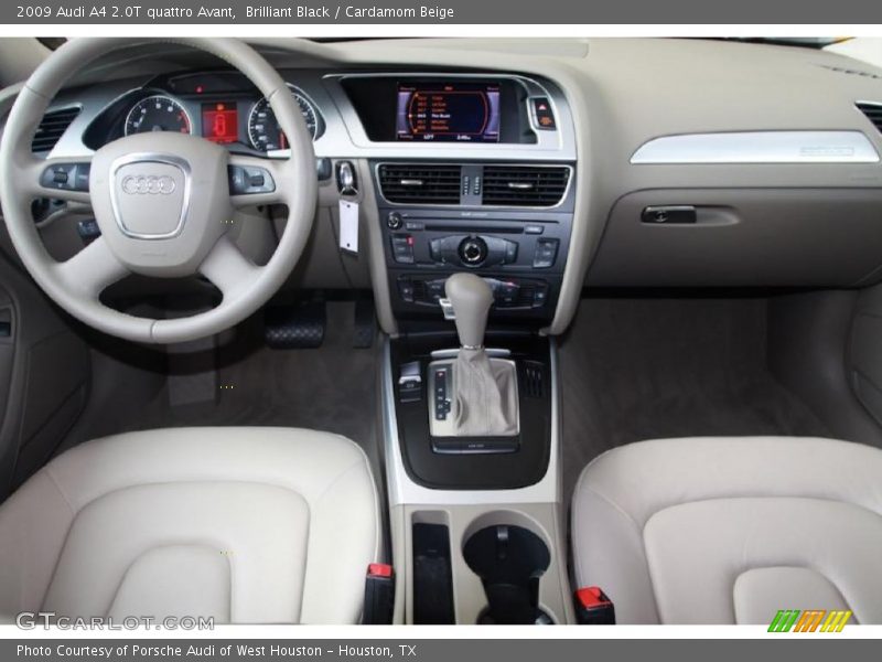 Brilliant Black / Cardamom Beige 2009 Audi A4 2.0T quattro Avant