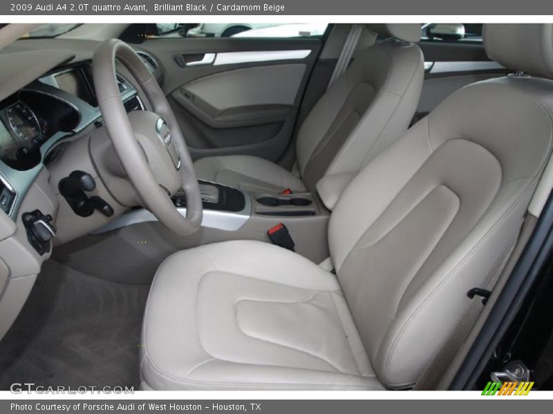 Brilliant Black / Cardamom Beige 2009 Audi A4 2.0T quattro Avant
