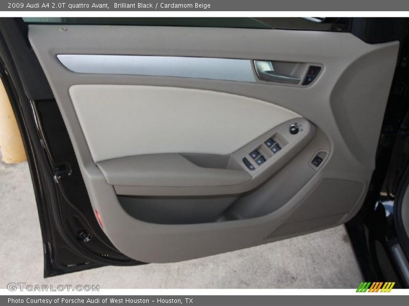 Brilliant Black / Cardamom Beige 2009 Audi A4 2.0T quattro Avant