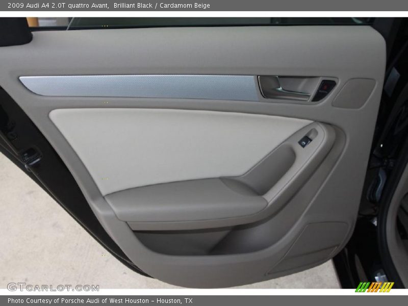 Brilliant Black / Cardamom Beige 2009 Audi A4 2.0T quattro Avant