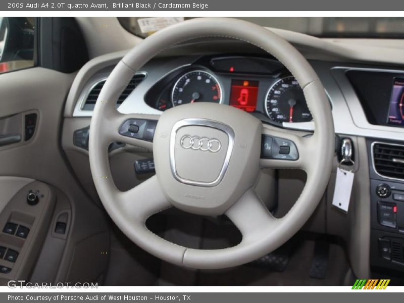 Brilliant Black / Cardamom Beige 2009 Audi A4 2.0T quattro Avant