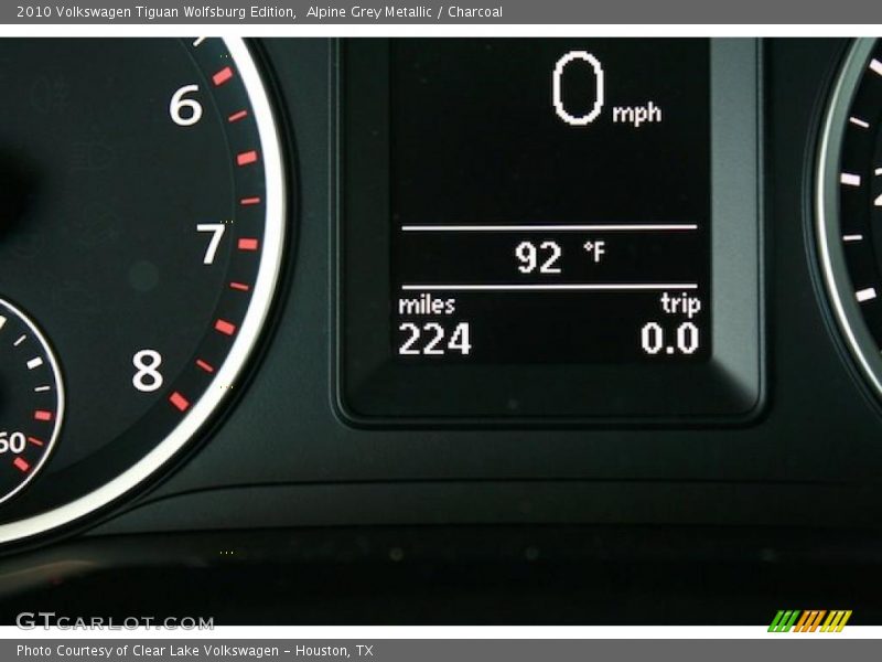 Alpine Grey Metallic / Charcoal 2010 Volkswagen Tiguan Wolfsburg Edition