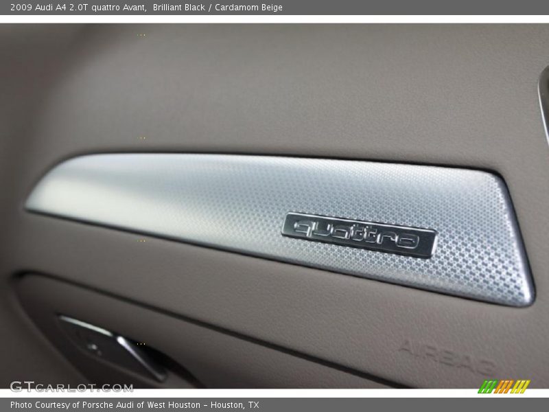 Brilliant Black / Cardamom Beige 2009 Audi A4 2.0T quattro Avant