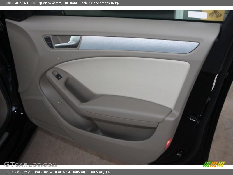 Brilliant Black / Cardamom Beige 2009 Audi A4 2.0T quattro Avant