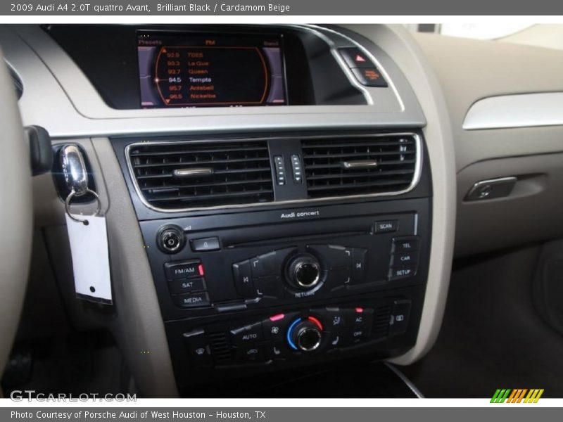 Brilliant Black / Cardamom Beige 2009 Audi A4 2.0T quattro Avant