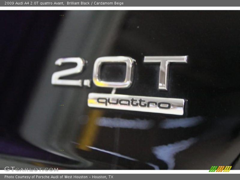 Brilliant Black / Cardamom Beige 2009 Audi A4 2.0T quattro Avant