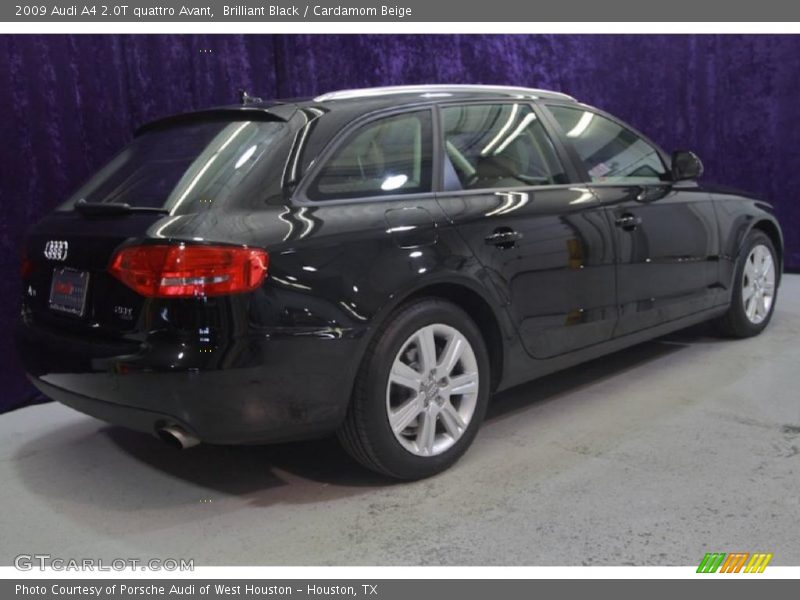 Brilliant Black / Cardamom Beige 2009 Audi A4 2.0T quattro Avant