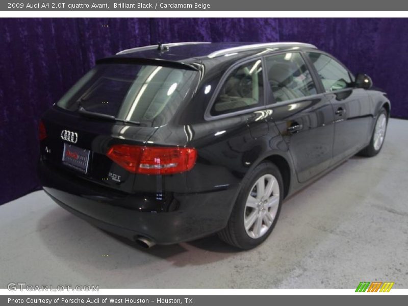 Brilliant Black / Cardamom Beige 2009 Audi A4 2.0T quattro Avant