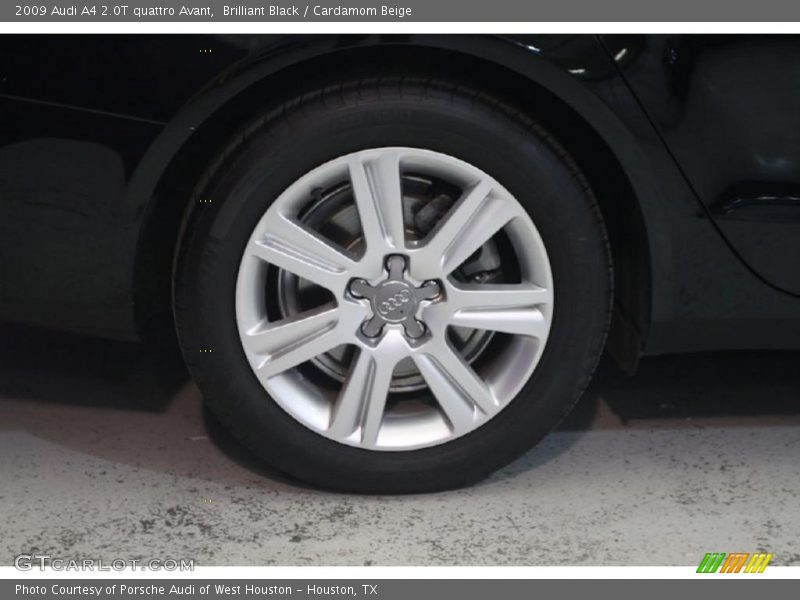 Brilliant Black / Cardamom Beige 2009 Audi A4 2.0T quattro Avant