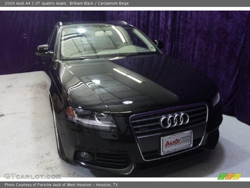 Brilliant Black / Cardamom Beige 2009 Audi A4 2.0T quattro Avant