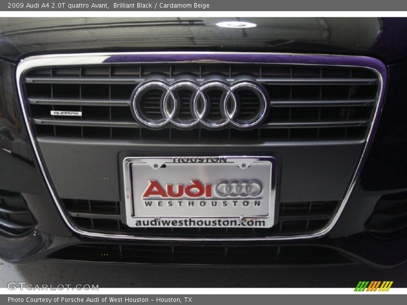 Brilliant Black / Cardamom Beige 2009 Audi A4 2.0T quattro Avant