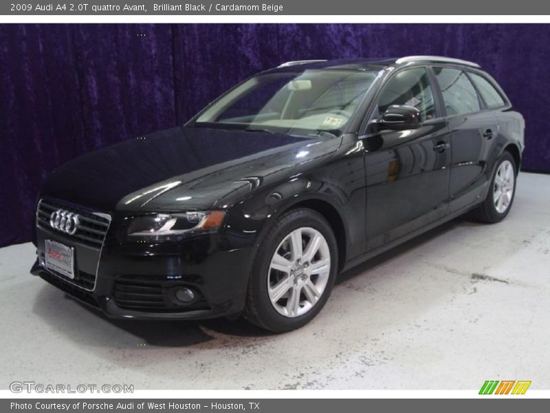 Brilliant Black / Cardamom Beige 2009 Audi A4 2.0T quattro Avant