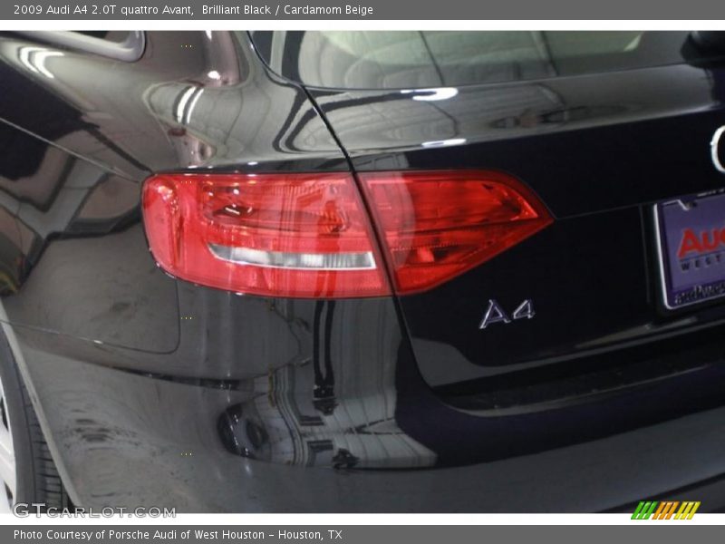 Brilliant Black / Cardamom Beige 2009 Audi A4 2.0T quattro Avant