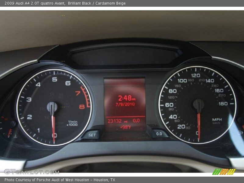 Brilliant Black / Cardamom Beige 2009 Audi A4 2.0T quattro Avant