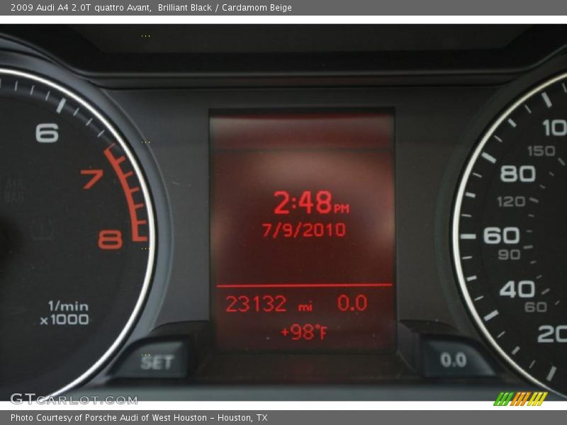 Brilliant Black / Cardamom Beige 2009 Audi A4 2.0T quattro Avant