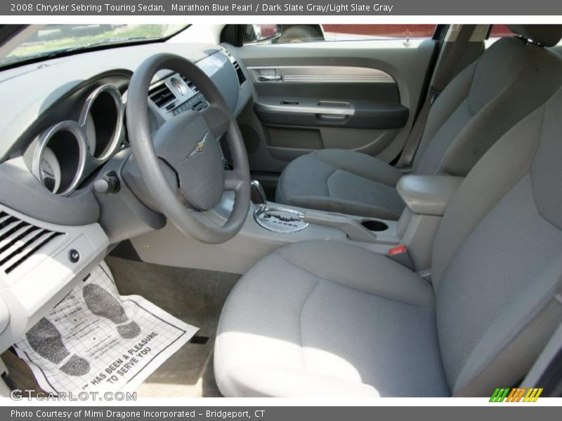 Marathon Blue Pearl / Dark Slate Gray/Light Slate Gray 2008 Chrysler Sebring Touring Sedan