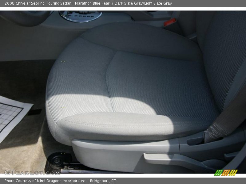 Marathon Blue Pearl / Dark Slate Gray/Light Slate Gray 2008 Chrysler Sebring Touring Sedan
