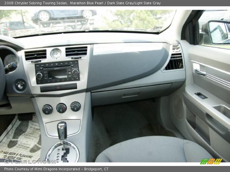 Marathon Blue Pearl / Dark Slate Gray/Light Slate Gray 2008 Chrysler Sebring Touring Sedan