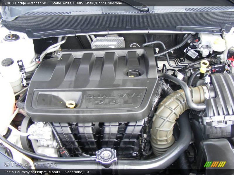 Stone White / Dark Khaki/Light Graystone 2008 Dodge Avenger SXT
