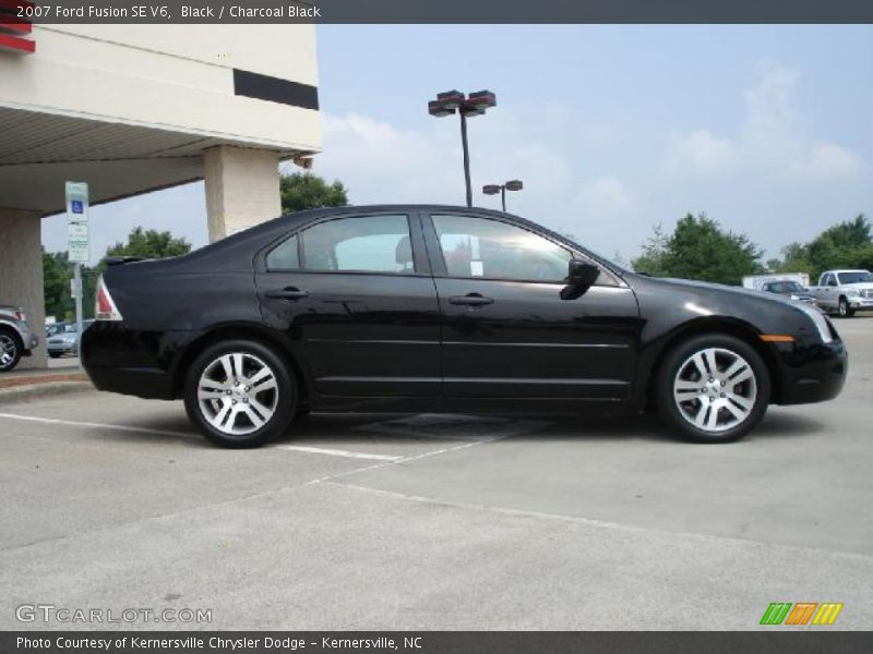 Black / Charcoal Black 2007 Ford Fusion SE V6