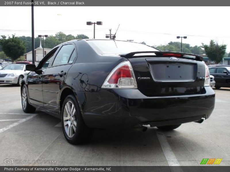 Black / Charcoal Black 2007 Ford Fusion SE V6