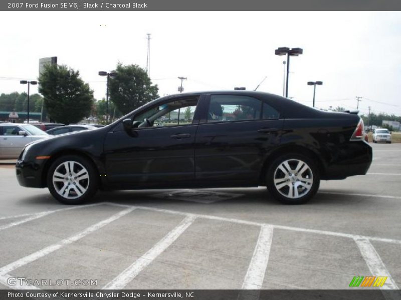 Black / Charcoal Black 2007 Ford Fusion SE V6