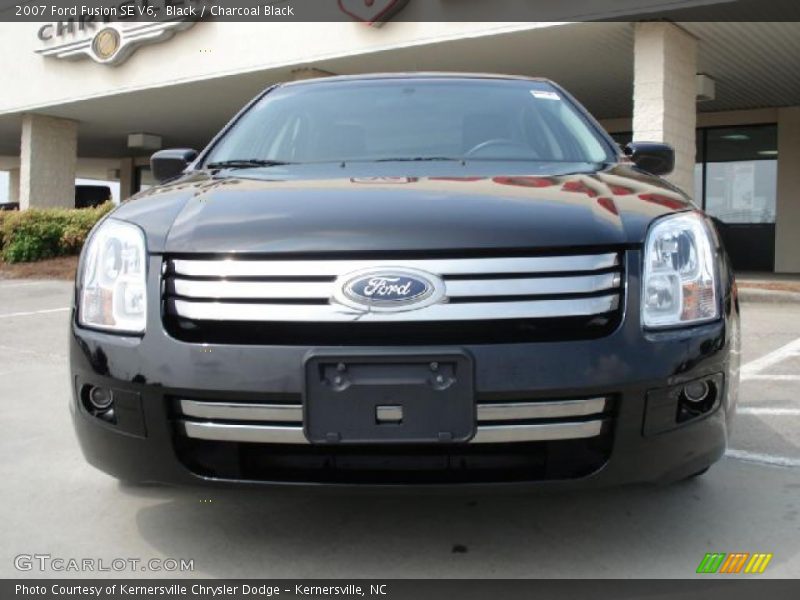 Black / Charcoal Black 2007 Ford Fusion SE V6