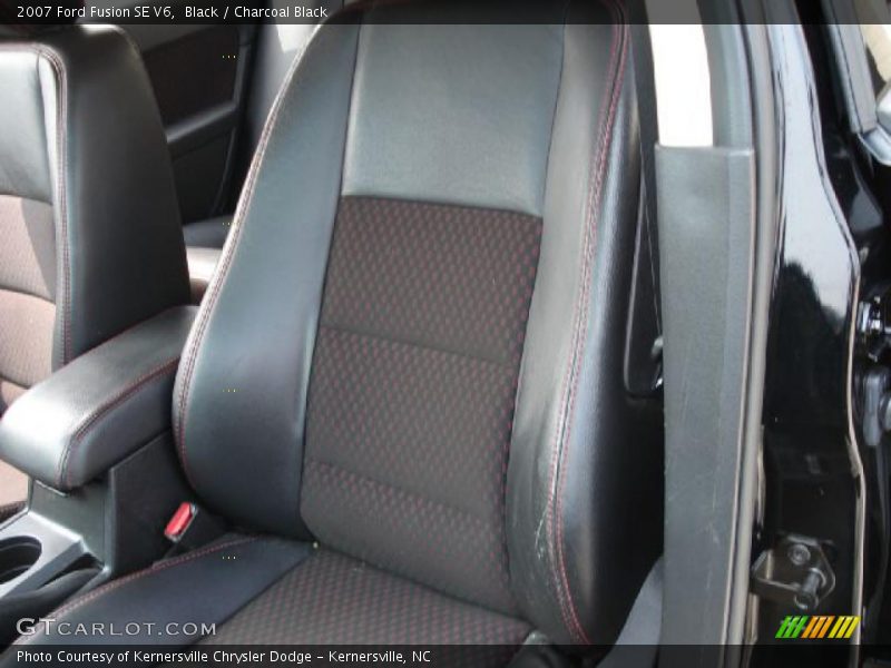 Black / Charcoal Black 2007 Ford Fusion SE V6