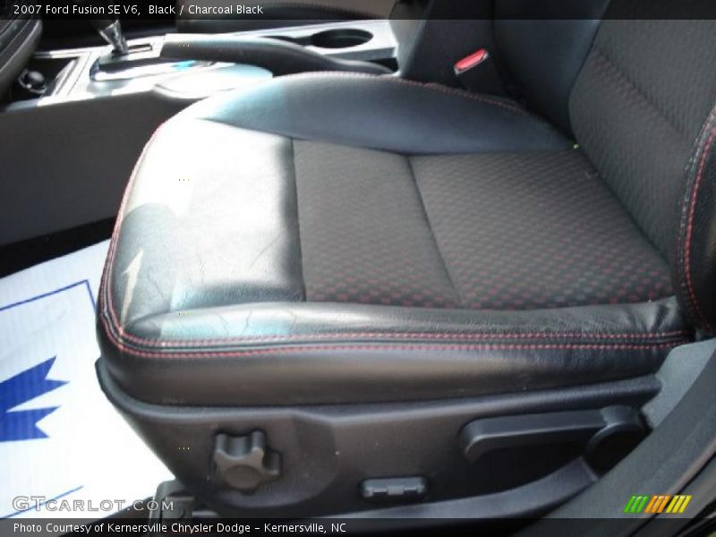 Black / Charcoal Black 2007 Ford Fusion SE V6