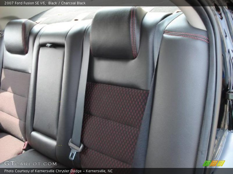 Black / Charcoal Black 2007 Ford Fusion SE V6