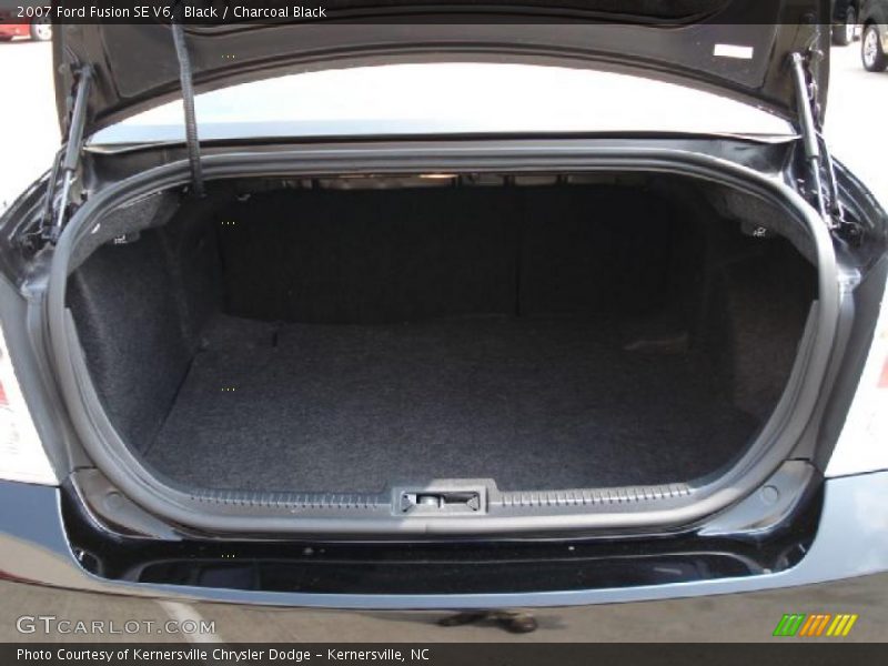 Black / Charcoal Black 2007 Ford Fusion SE V6