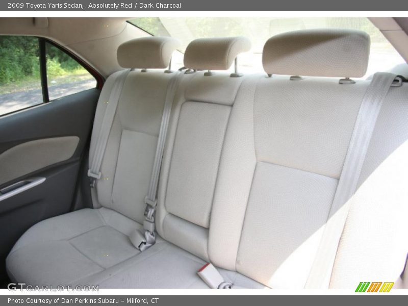 Absolutely Red / Dark Charcoal 2009 Toyota Yaris Sedan