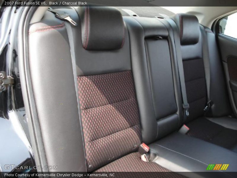 Black / Charcoal Black 2007 Ford Fusion SE V6