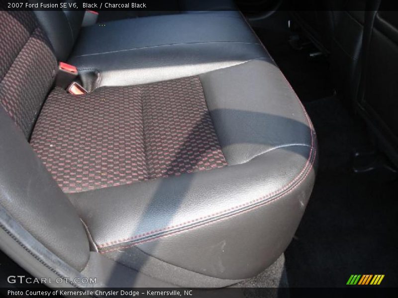 Black / Charcoal Black 2007 Ford Fusion SE V6