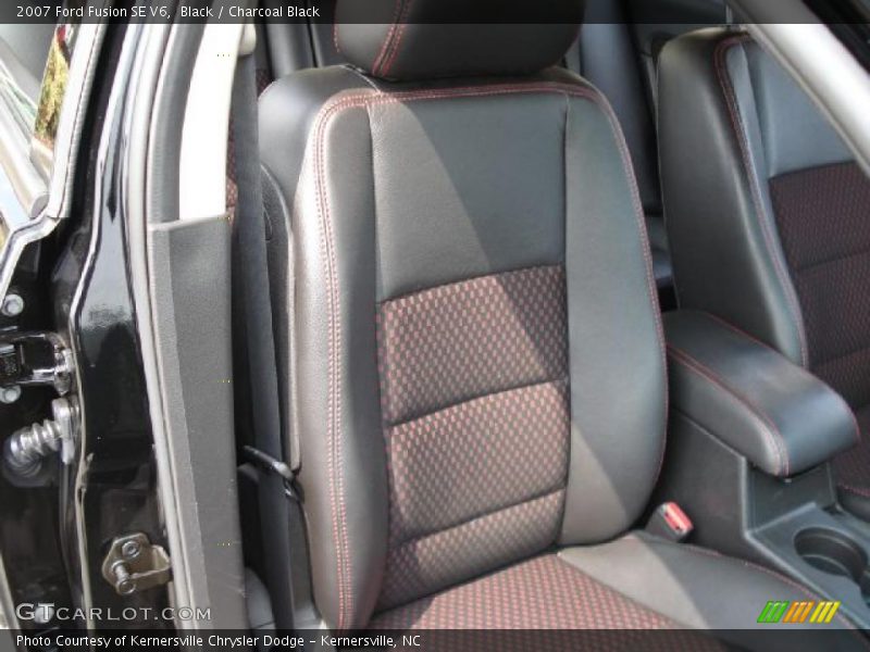 Black / Charcoal Black 2007 Ford Fusion SE V6