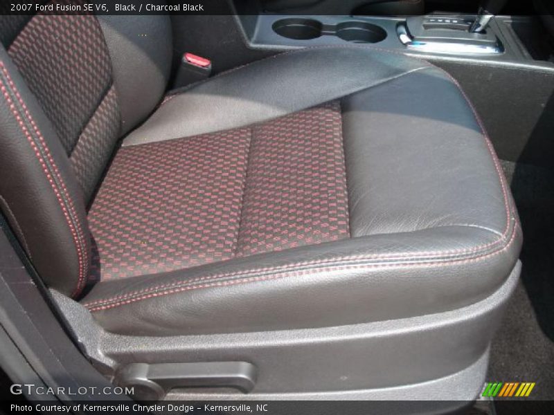 Black / Charcoal Black 2007 Ford Fusion SE V6